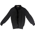 PRADA FUR-TRIM SWEATER