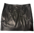 TOM FORD WESTERN LEATHER MINI SKIRT